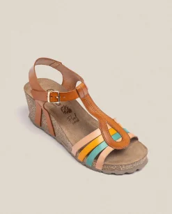 Flash Sale Wedge Sandal CADIZ-301 Brown Wedge Sandals
