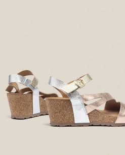 Sale Wedge Sandal CADIZ-302 Pink Wedge Sandals