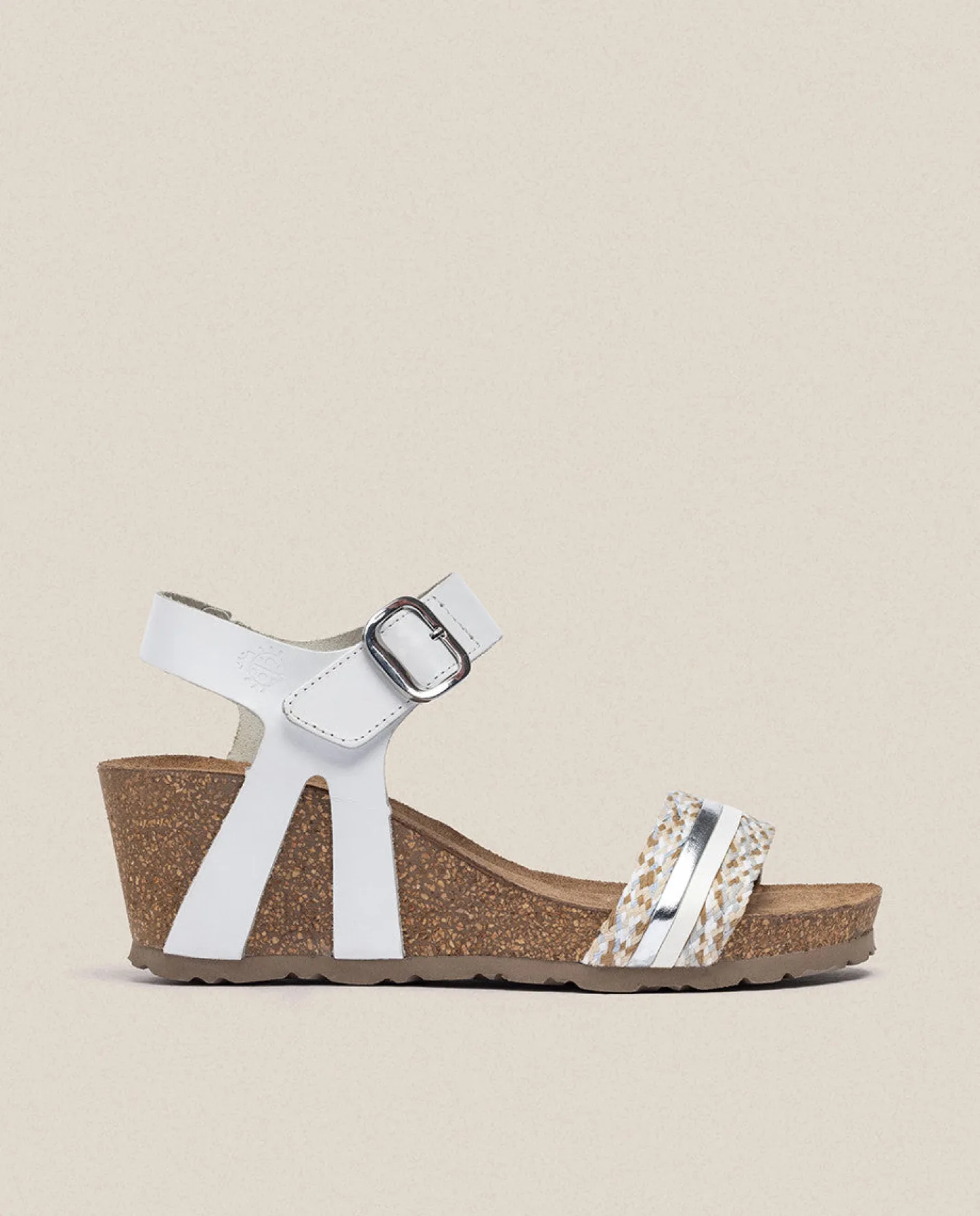Sale Wedge Sandal CADIZ-306 White Wedge Sandals