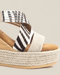 Discount Wedge Sandal Mey 003 Zebra Wedge Sandals