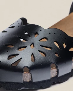 Store Wedge Sandal MONACO-047 Black Wedge Sandals